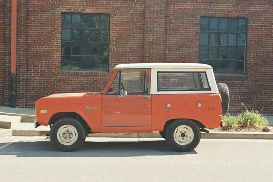 Vintage Bronco Print